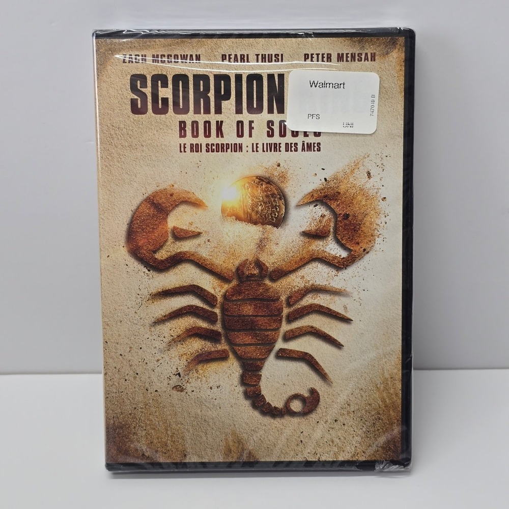 Scorpion Book of Souls DVD 2018 Zach McGowan Peter Mensah Action Adventure